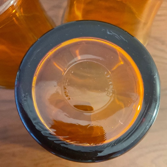 Vintage Duralex Amber 4 oz Glassware 3” - Set of 3 - Made in France - Picture 8 of 15